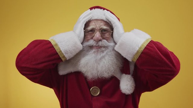 Santa Claus has forgotten your gift. Cinematic 4K.