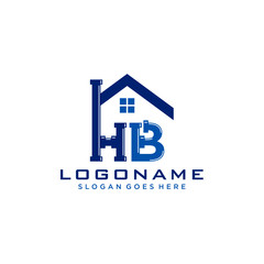 HB Initial for Plumbing Service logo icon vector
