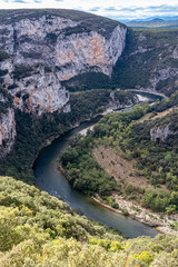 Gorges de l'Ard&egrave;che, in the south of France