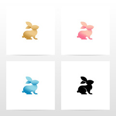 Illustration Of Rabbit Logo Design