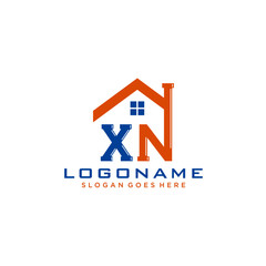 XN Initial for Plumbing Service logo icon vector