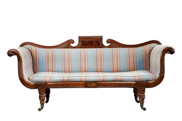 vintage style sofa upholstered