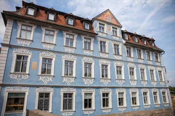 Fototapeta na wymiar Bamberg - Fassade Hellerhaus