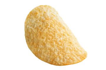 potato chips isolated