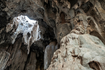 The hall inside the cave