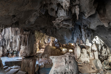 The hall inside the cave