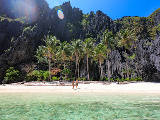 Tropical beach in El Nido, Palawan, Philippines