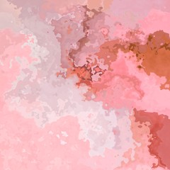 abstract stained pattern texture square background cute swett pink mauve beige color - modern painting art - watercolor splotch effect
