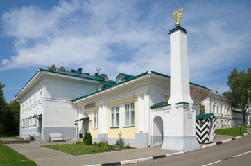 Kostroma, Russia - July 25, 2019: Obelisk of the Moscow outpost 