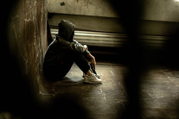 Young women are stressed carrying a gun, ready to use violence to commit crimes related to drug dealing.