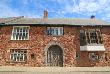 Street in Exeter Cathedral Close