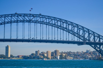 Obraz premium widok na most portowy w Sydney w Australii