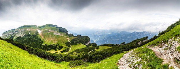 Panoramic view of the Alps - Austria. © Sergey Fedoskin