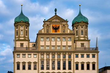 Fototapeta na wymiar Town hall in Augsburg, Germany