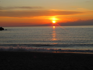 baikal lake. sunrise