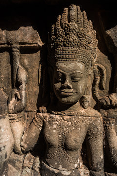 Lepper King Terrace, Angkor Thom ancient city, Siem Reap, Cambodia 