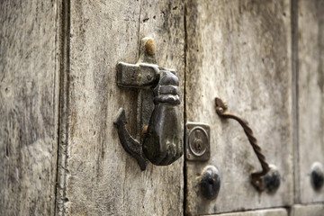 Wooden door lock