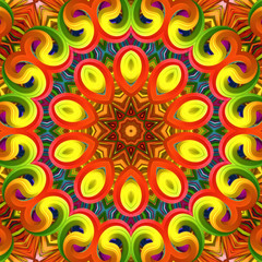 3d render. Abstract pattern background