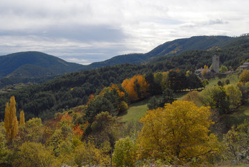 Obraz premium Paisajes de ordesa en Otoño. Huesca.España