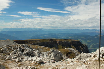 Panoramasicht von Gipfel