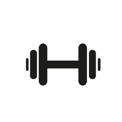 Barbell icon, vector illustration. Flat design style. vector barbell icon illustration isolated on white background, barbell icon Eps10. barbell icons graphic design vector symbols.