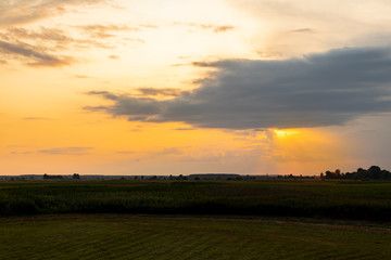 Sunset summer sunshine. Sunset sunshine.