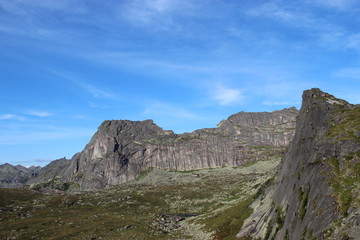 rocks in the mountains