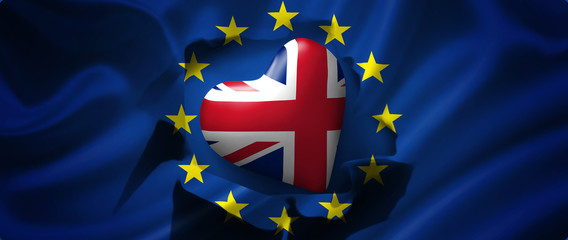 Brexit Konzept - Großbritannien  verlässt die Europäische Union