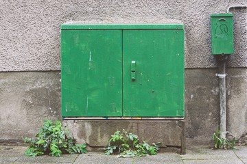 Green door