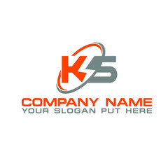 Initial  KS, K, S, logo And electrical logo design 