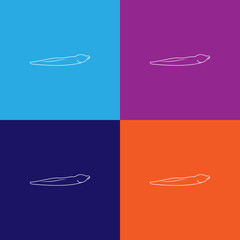 moray eels icon. Element of popular sea animals icon. Premium quality graphic design. Signs, symbols collection icon for websites, web design