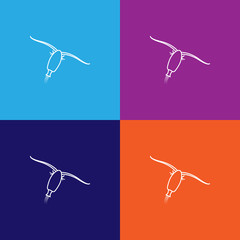 plankton icon. Element of popular sea animals icon. Premium quality graphic design. Signs, symbols collection icon for websites, web design