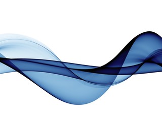 Conception de vagues abstraites de couleur bleu clair