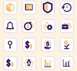 Business icons set