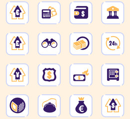 Business icons set