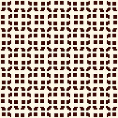 Contemporary surface texture with abstract building facade. Windows motif. Seamless pattern with squares and lines