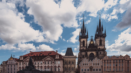 Fototapeta premium church of our lady before tyn in prague czech republic