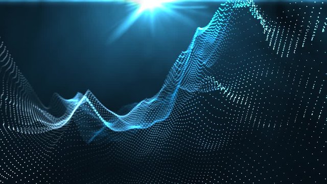 Abstract Particle Background