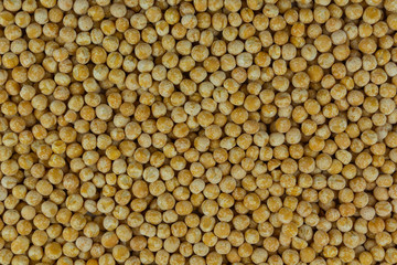 The texture of the peas