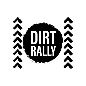 Dirt rally motorcycle texture. Motorcycle race dirty wheel track