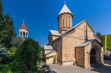 Fototapeta na wymiar Jvaris Mama church in Tbilisi, capital of Georgia