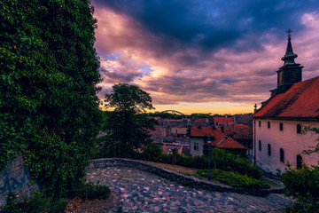 Obraz premium castle at night