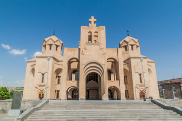 Fototapeta na wymiar Surp Grigor Lusavorich Cathedral in Yerevan, capital of Armenia