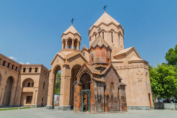 Obraz premium Katoghike and Saint Ana churches in Yerevan, capital of Armenia