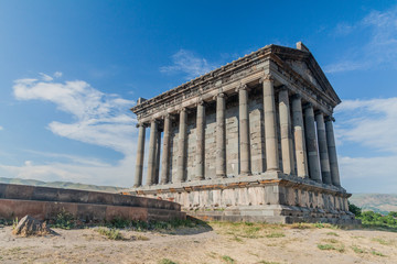 Fototapeta na wymiar Hellenic-style temple Garni in Armenia
