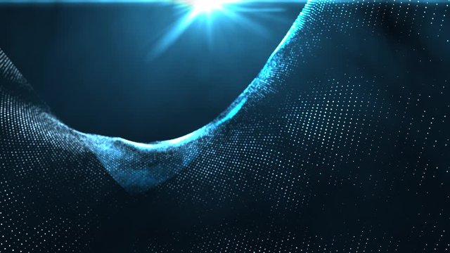 Abstract Particle Background