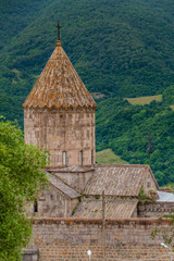 View of a church in Tatev monastery, Armenia