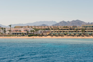 island white sandy beach sea Egypt