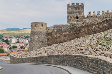 Fototapeta na wymiar Rabati Castle fortress in Akhaltsikhe town, Georgia