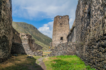 Fototapeta na wymiar Khertvisi fortress, one of the oldest fortresses in Georgia